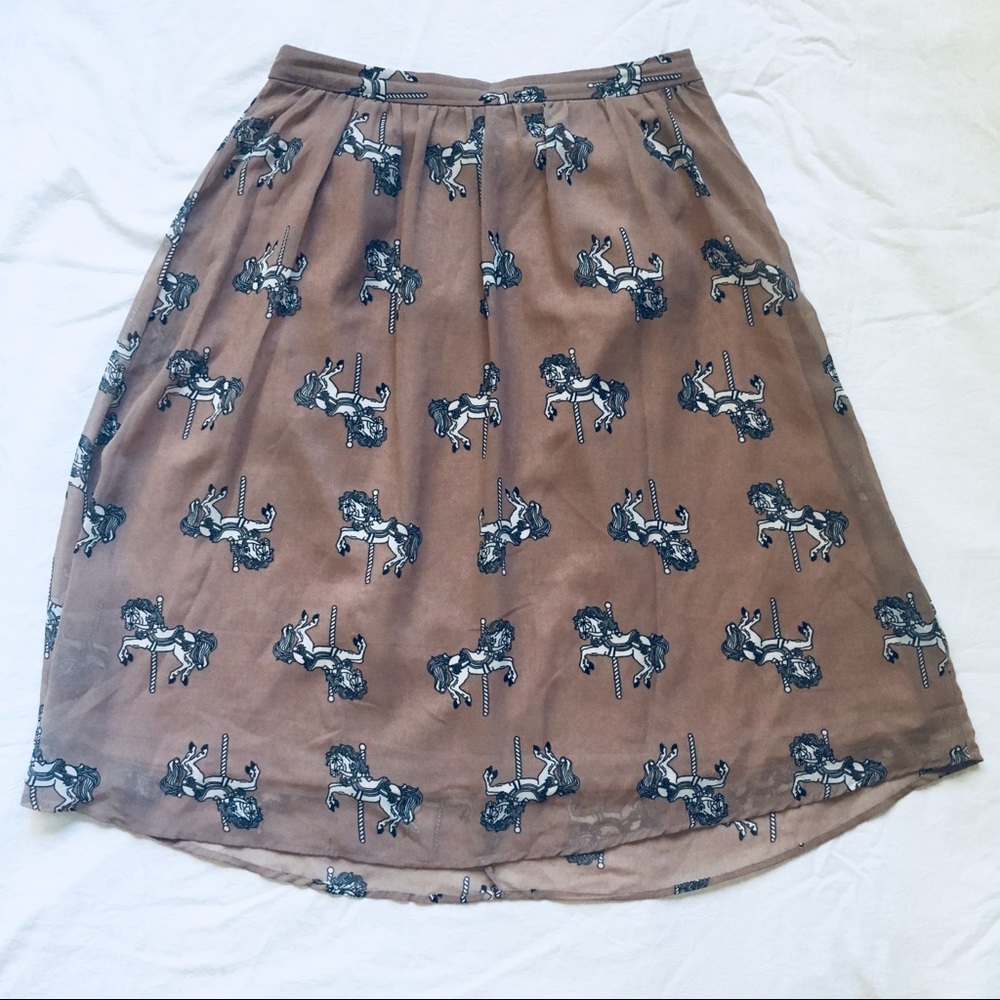 Pink Carousel Skirt